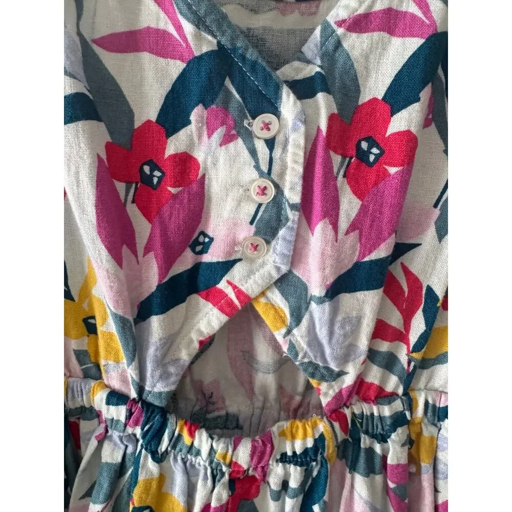 Carter’s Toddler Girls Floral Linen Dress - 4T